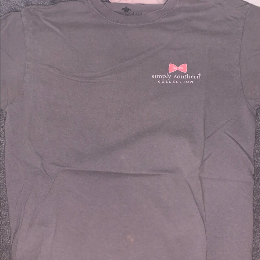 Grey simply southern shirt